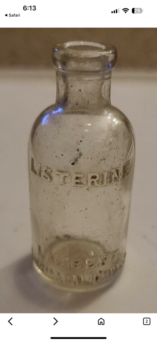 Vintage Mini Listerine bottle