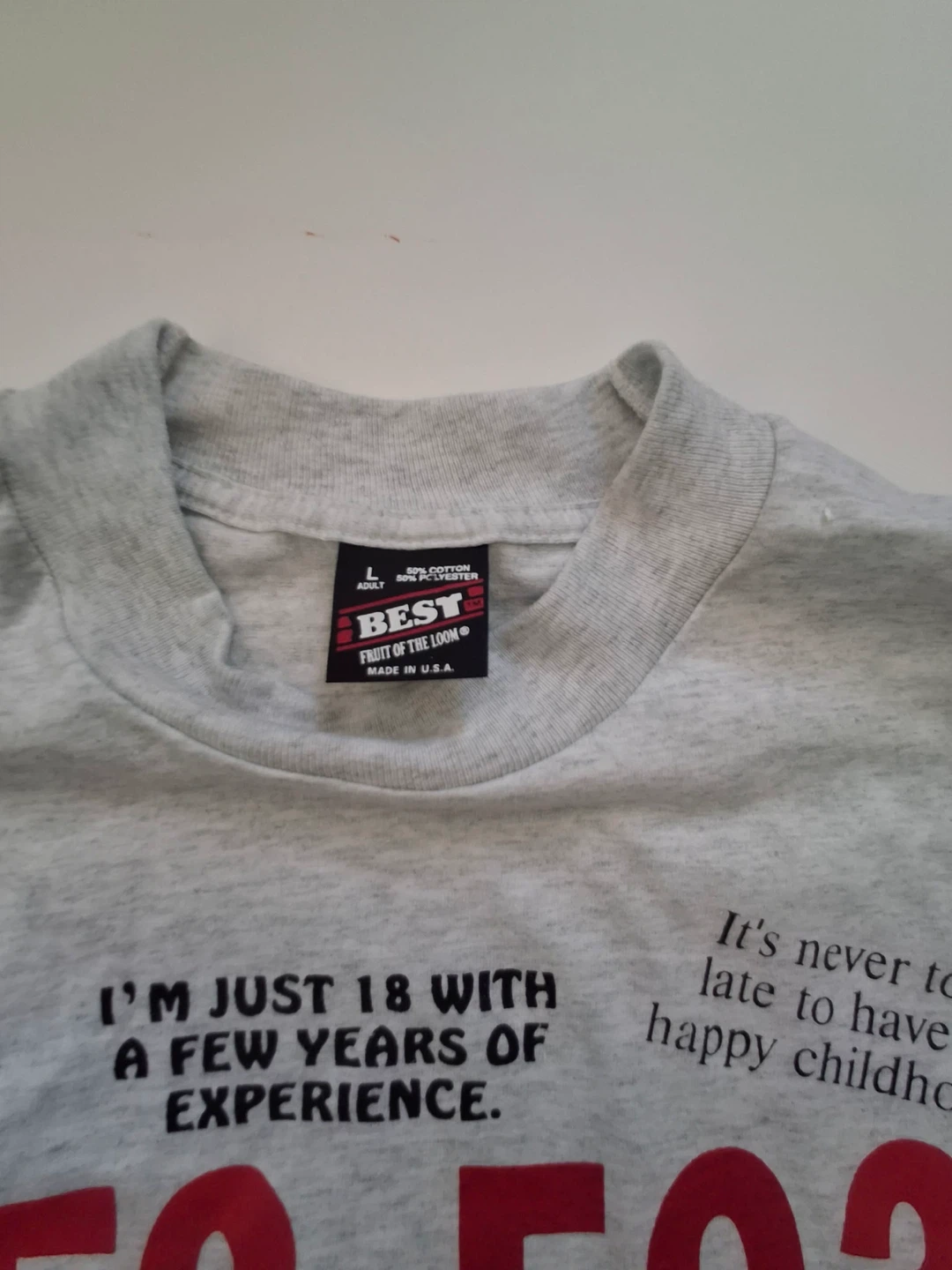 Vintage 1990s graphic t-shirt  "Best Fruit of the Loom" tag. - photo 2