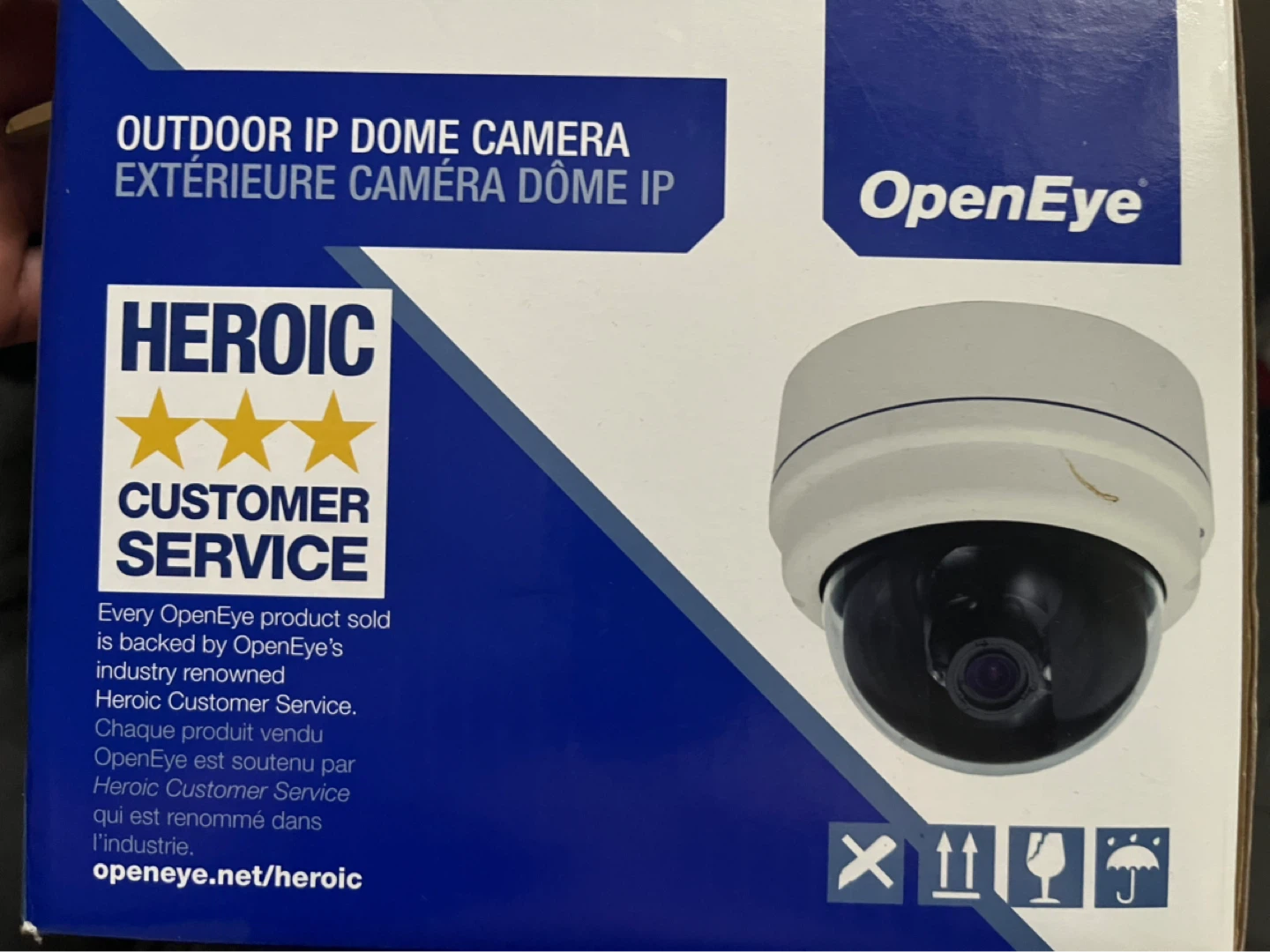 OpenEye Outdoor IP Dome Camera