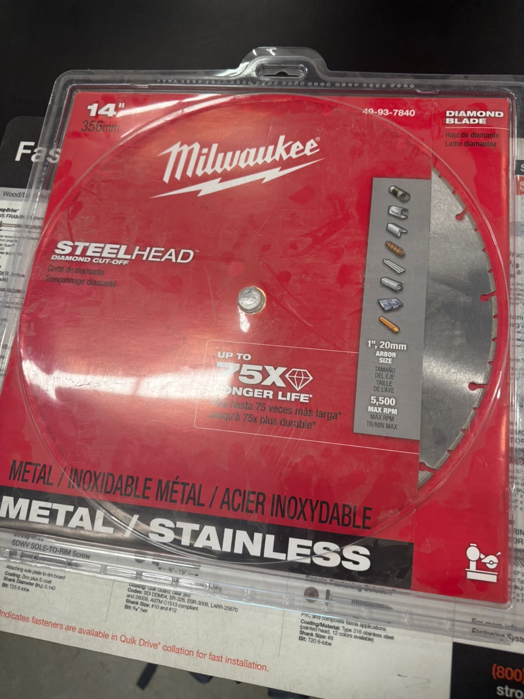 Milwaukee 14 Inch Diamond Blades