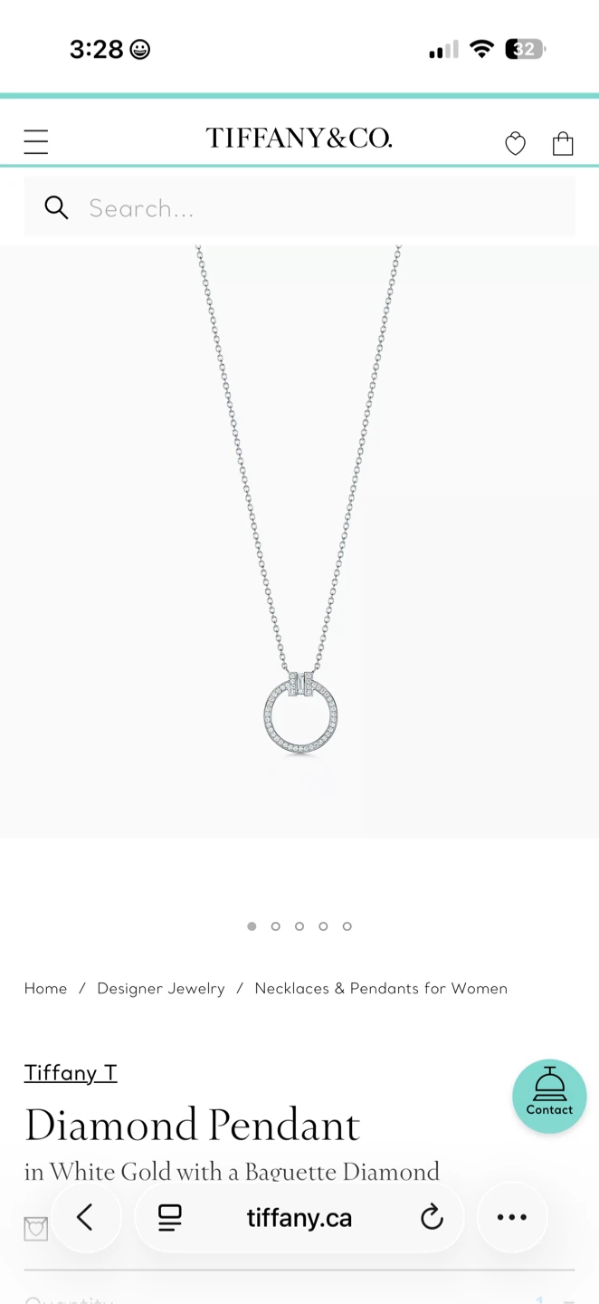 Tiffany & Co. Diamond Pendant Necklace - photo 3