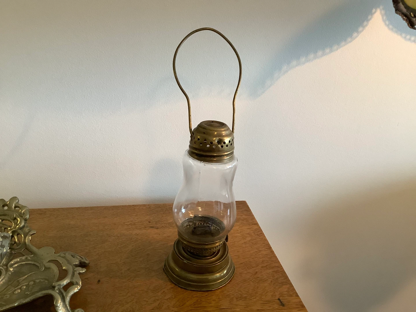 Antique Brass Oil/Kerosene Skater’s Lantern 🐞 - photo 4