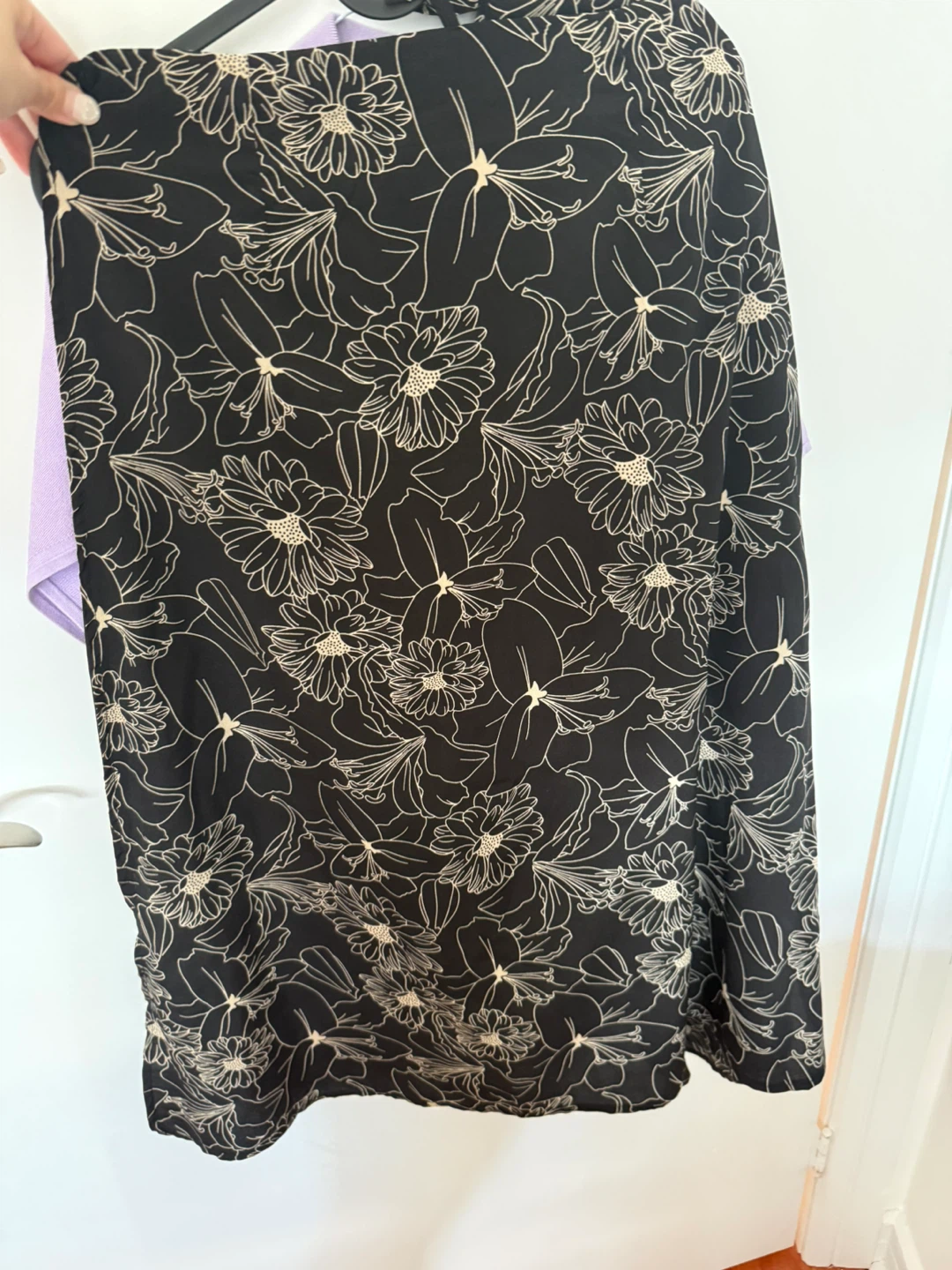 Floral Print wrap Skirt