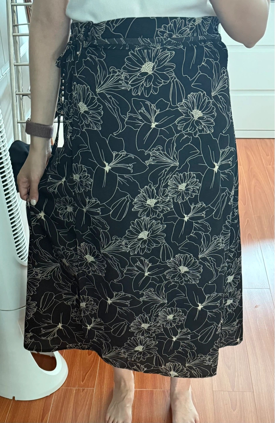 Floral Print wrap Skirt - photo 2