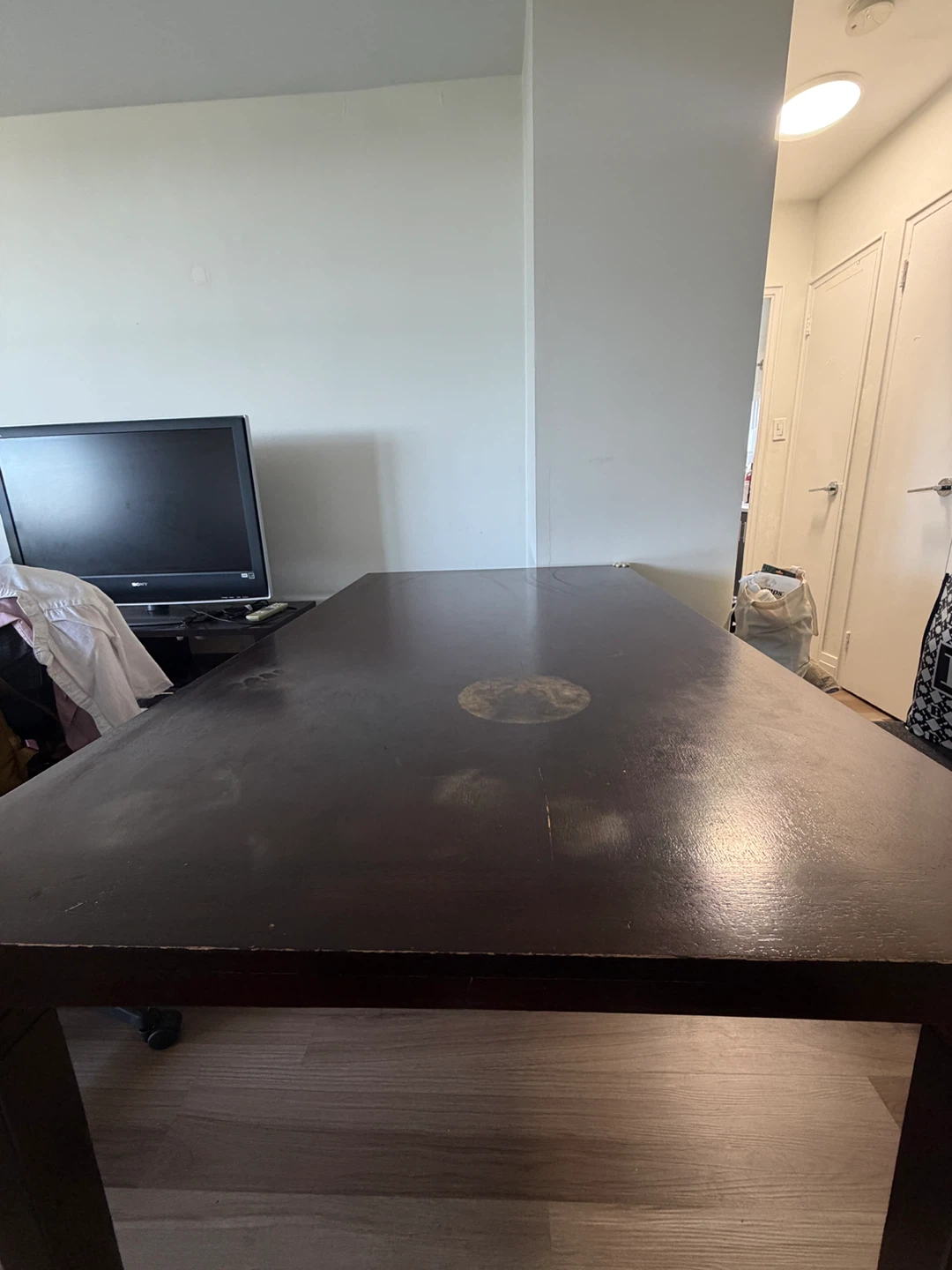 Dark Wood Dining Table