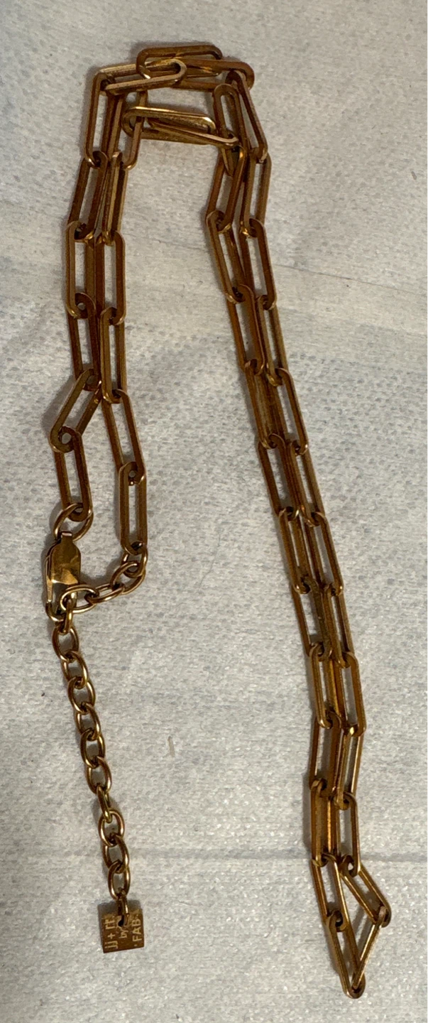 JJ+RR by FASHION gold tone necklace