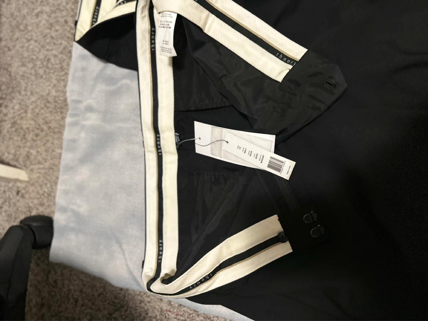 3 Theory Black Pants 1 brand new 2 slightly use