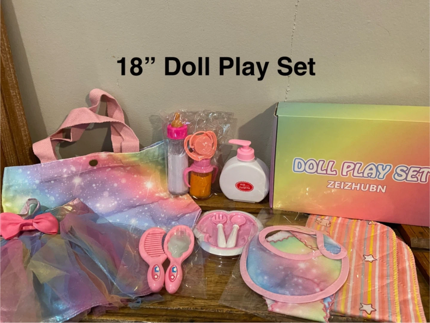 New 18” Doll Accessories 15 pieces