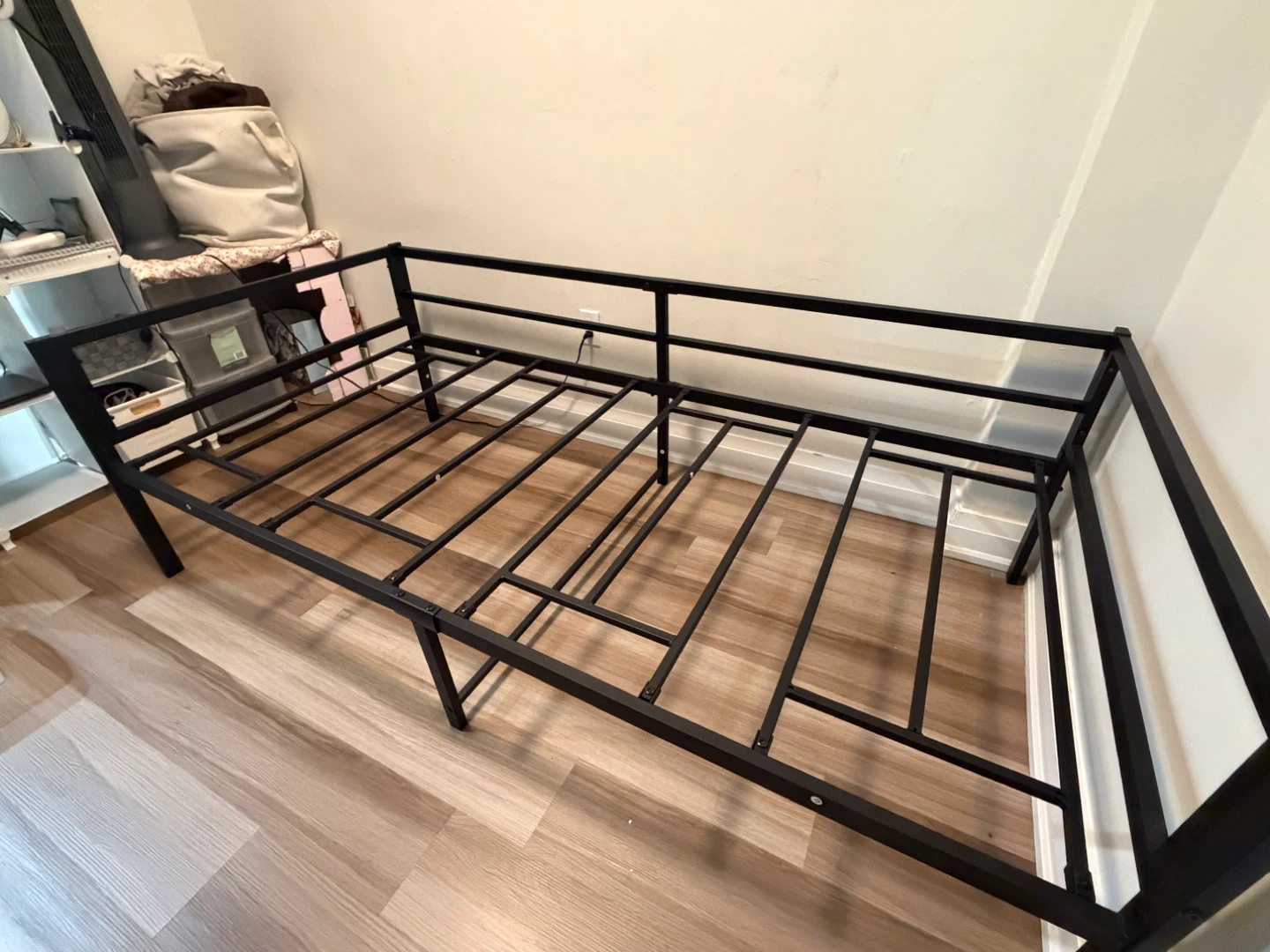 Black Metal Daybed Frame - Twin Size
