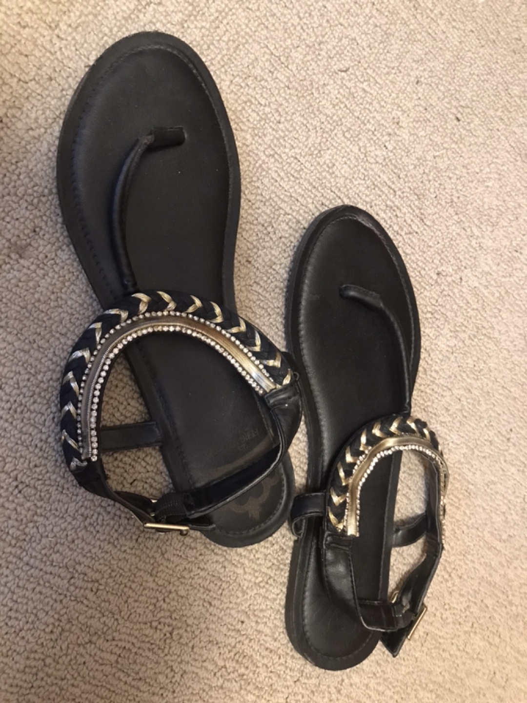 By Fergie, size 7 Black flats
