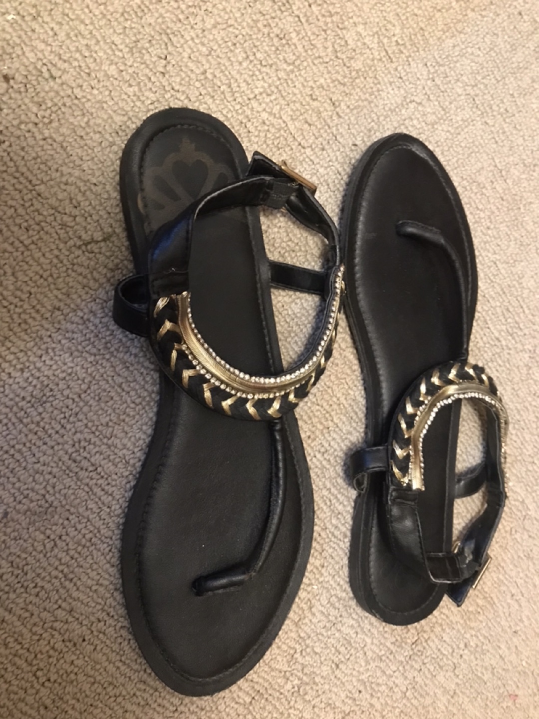 By Fergie, size 7 Black flats - photo 2
