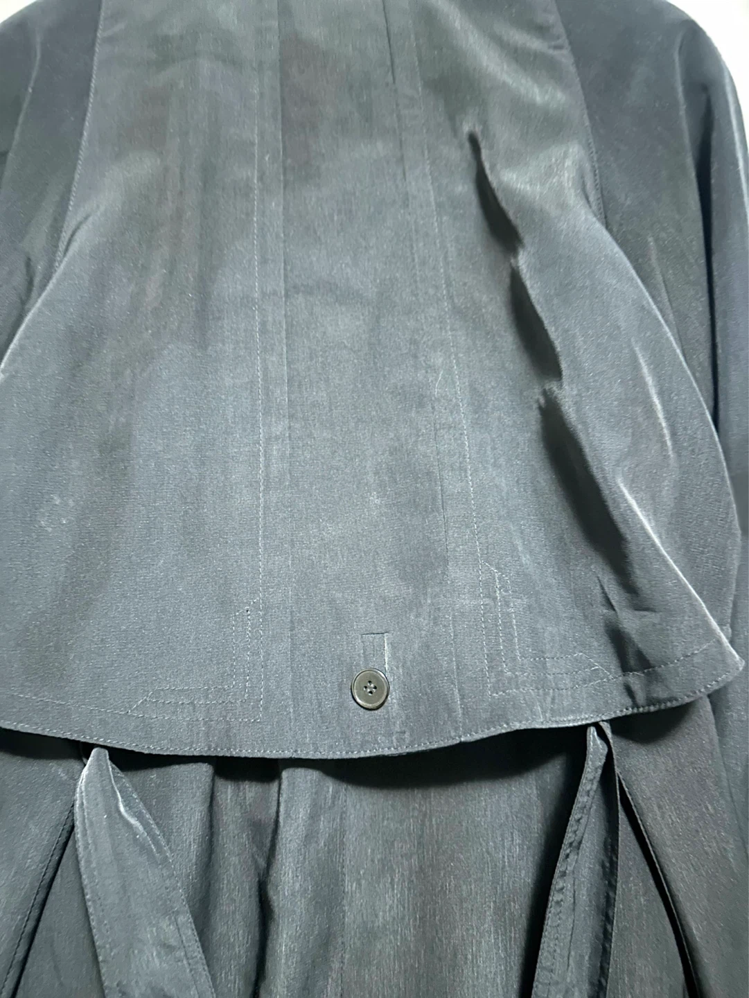 Vintage D' Allaird's Black Trench Coat Size 10 - photo 4
