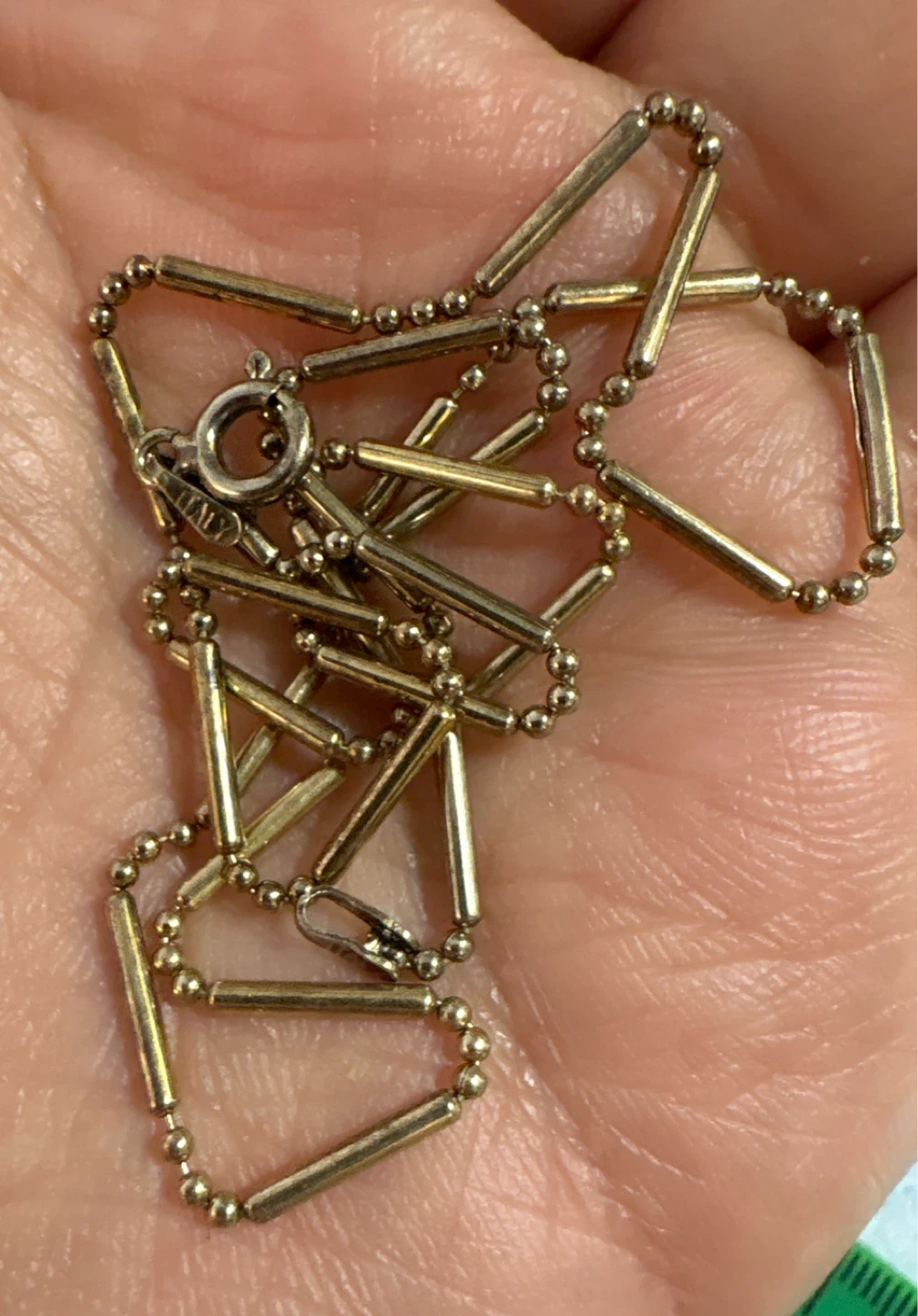 Vintage 925, ITALY, and ITAOR gold plated Necklace