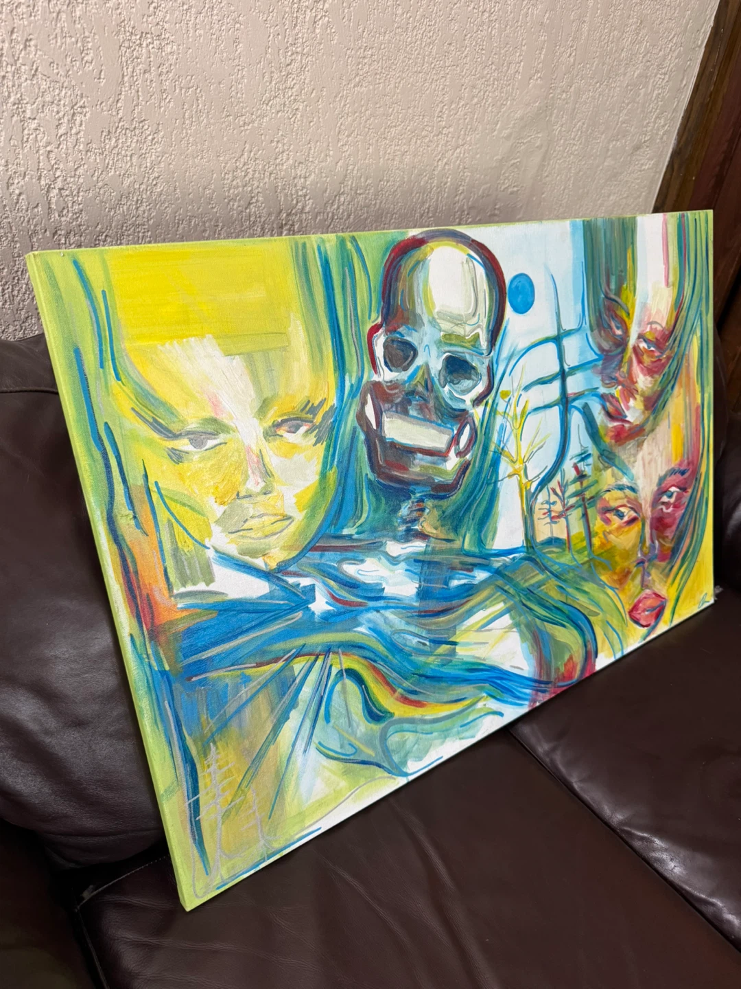 Original Abstract Canvas Paintings - photo 3
