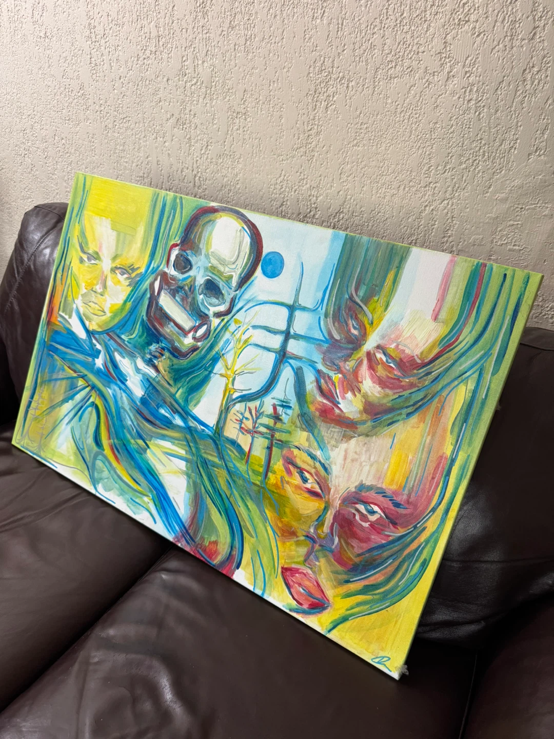 Original Abstract Canvas Paintings - photo 5
