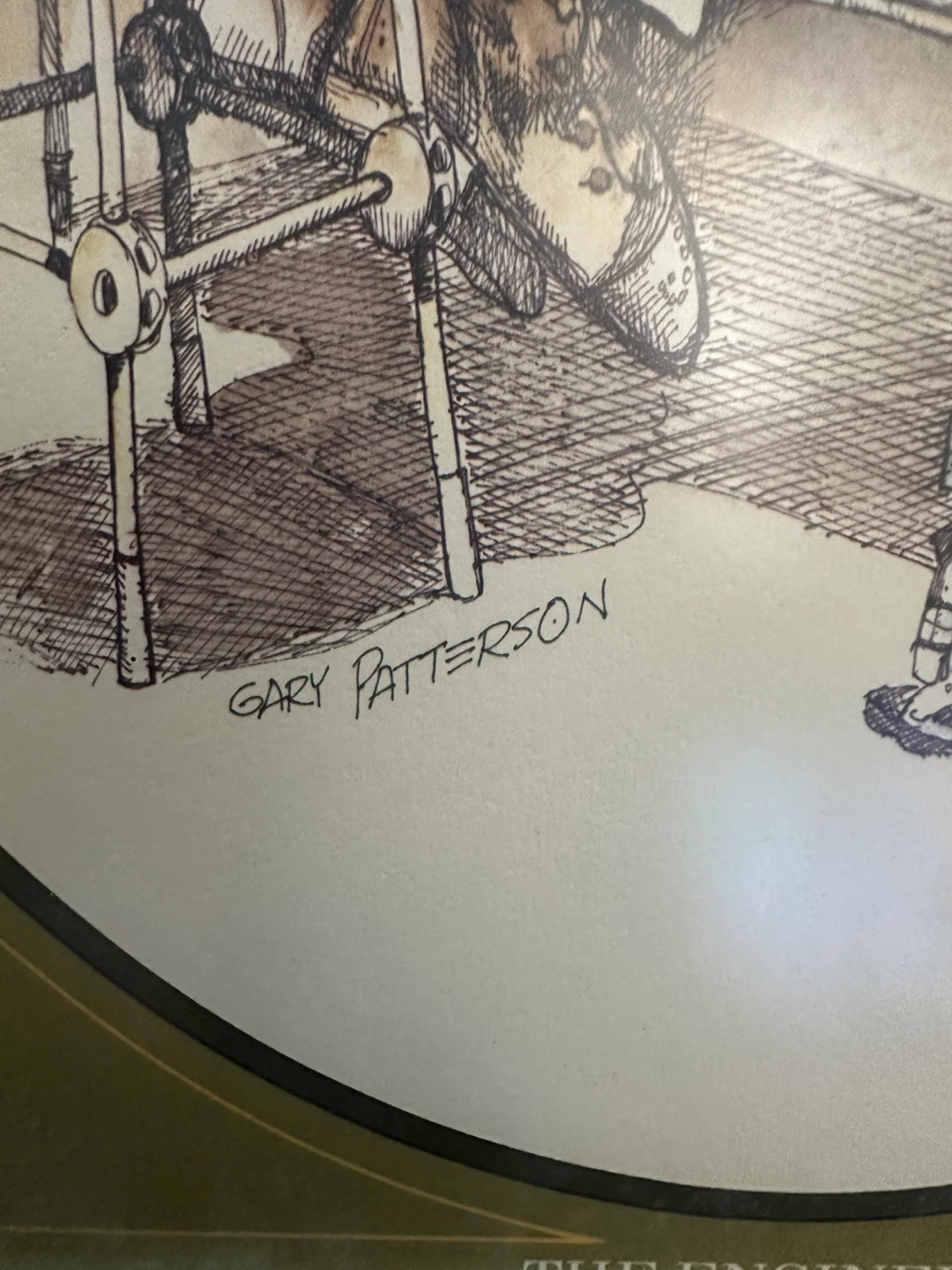 Vintage "The Engineer" Framed Art Print - photo 3