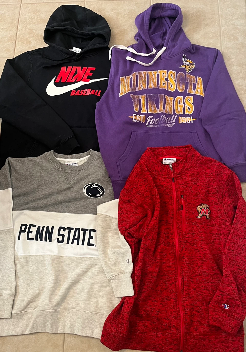 Bundle of 4 Hoodies & Sweatshirts for $40 - photo 2