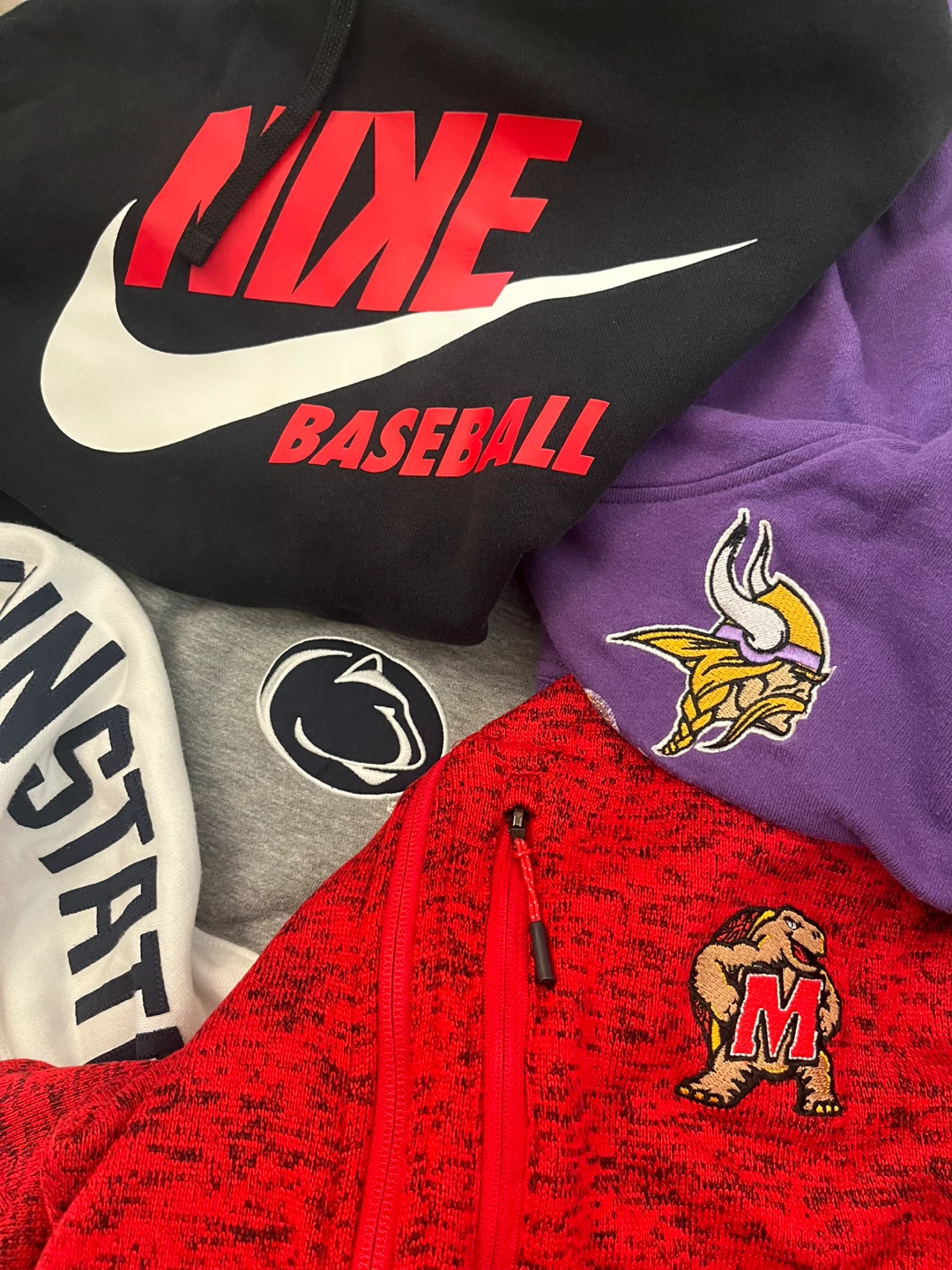 Bundle of 4 Hoodies & Sweatshirts for $40