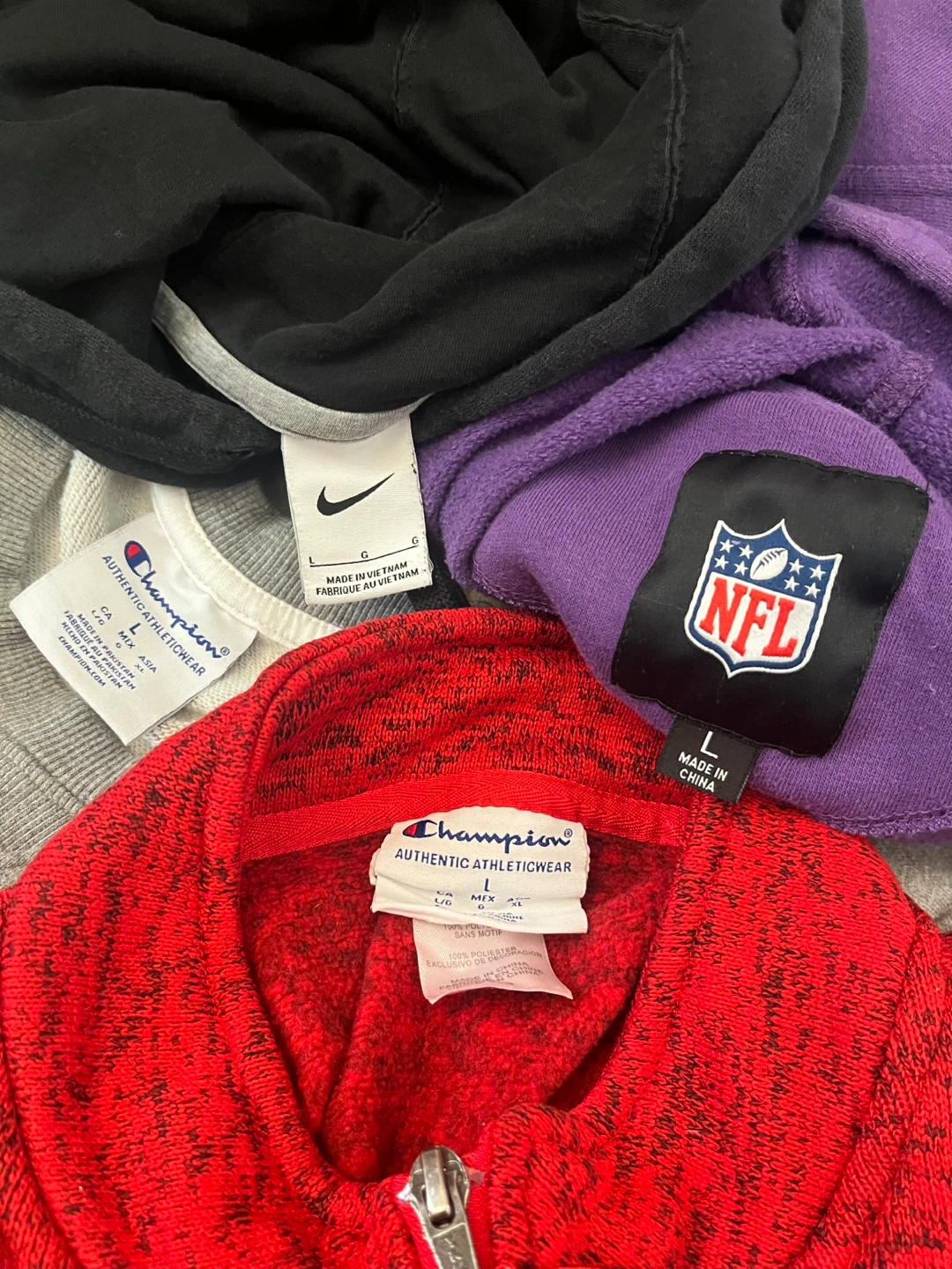 Bundle of Hoodies Men’s Size Large 4 for $25 - photo 5
