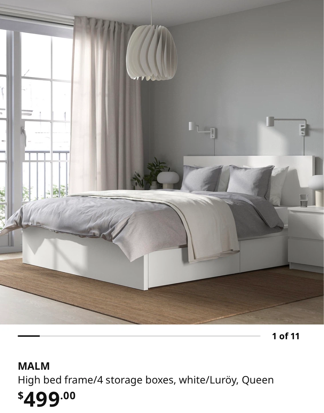 Bed frame and mattress - photo 4