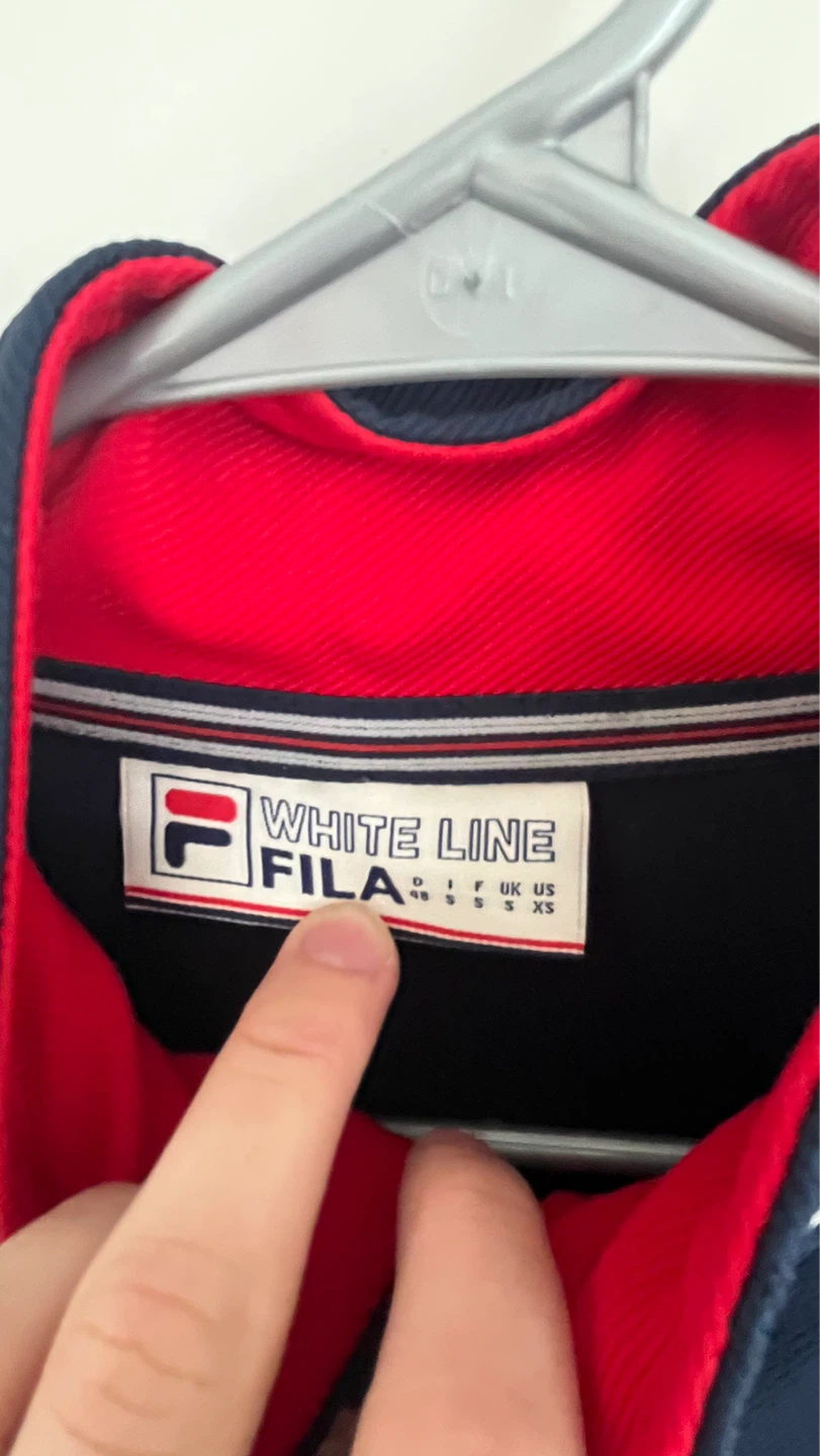 Fila White Line Track Jacket - Navy/Red/White - photo 3