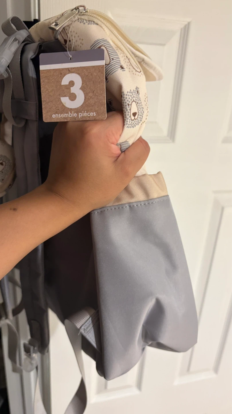 Diaper Backpack with Bear Design - photo 3