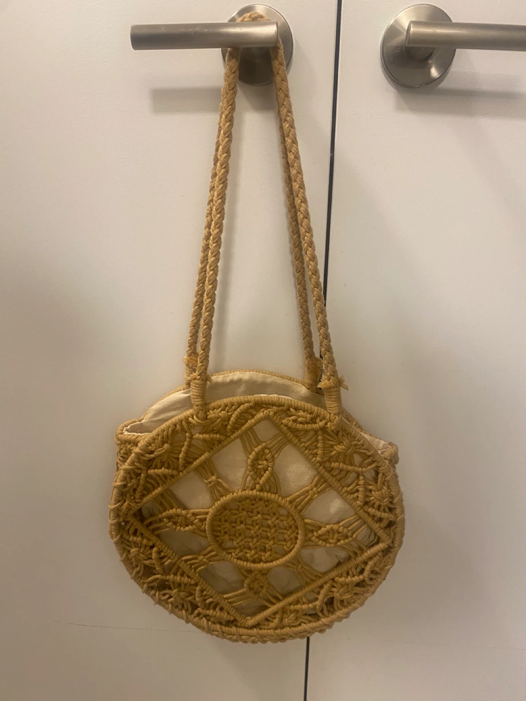 Macrame Round Shoulder Bag - photo 4