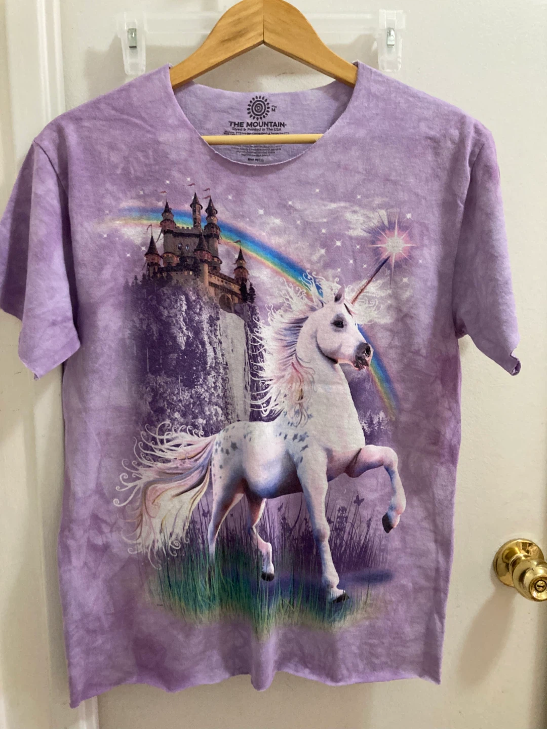 The Mountain Purple Unicorn Tshirt Unisex Size M
