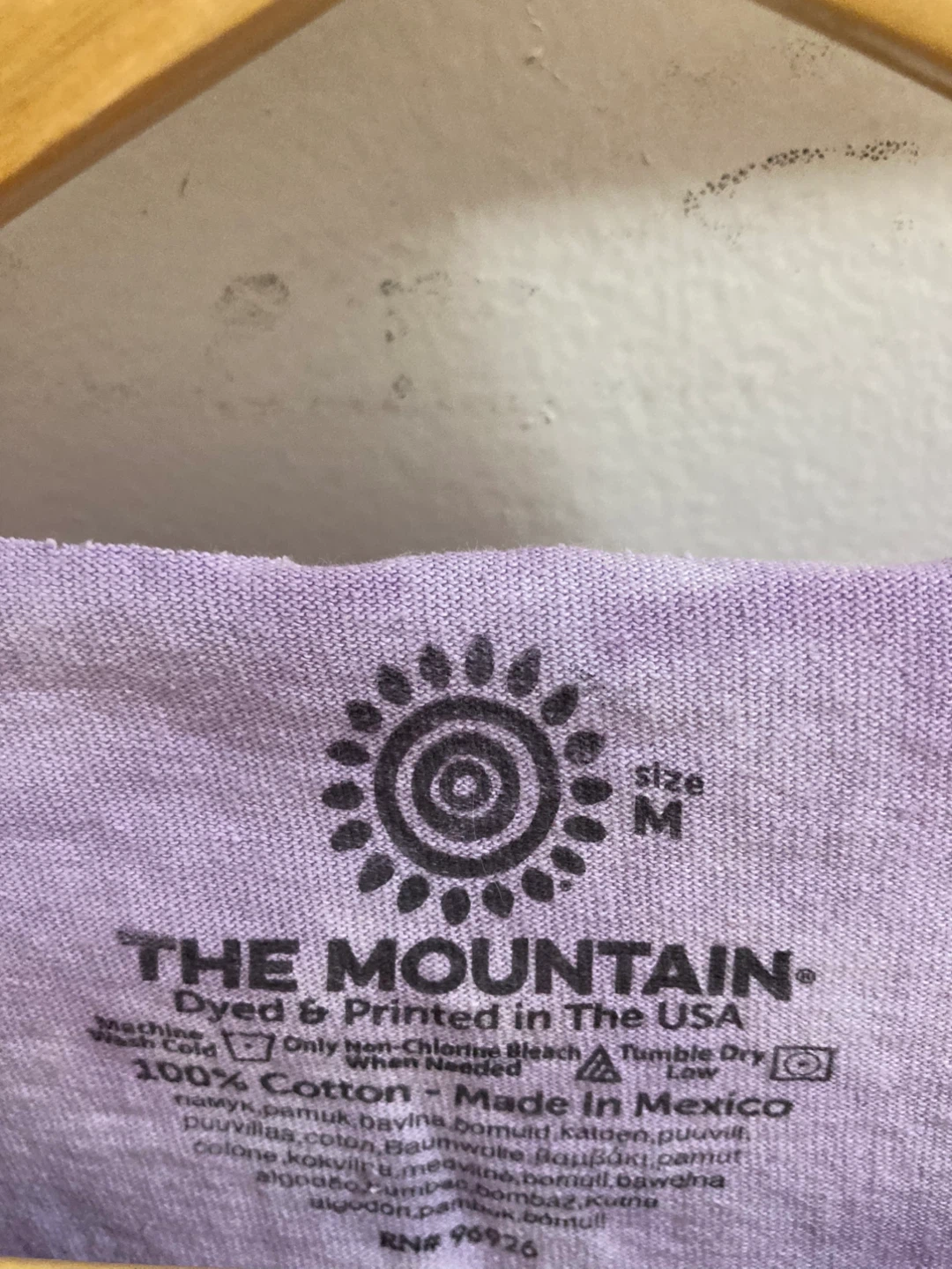 The Mountain Purple Unicorn Tshirt Unisex Size M - photo 3