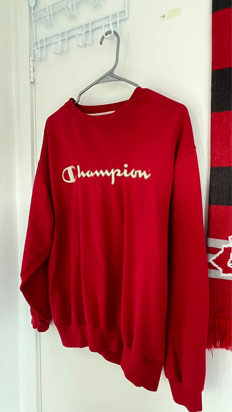 Champion Red Sweatshirt