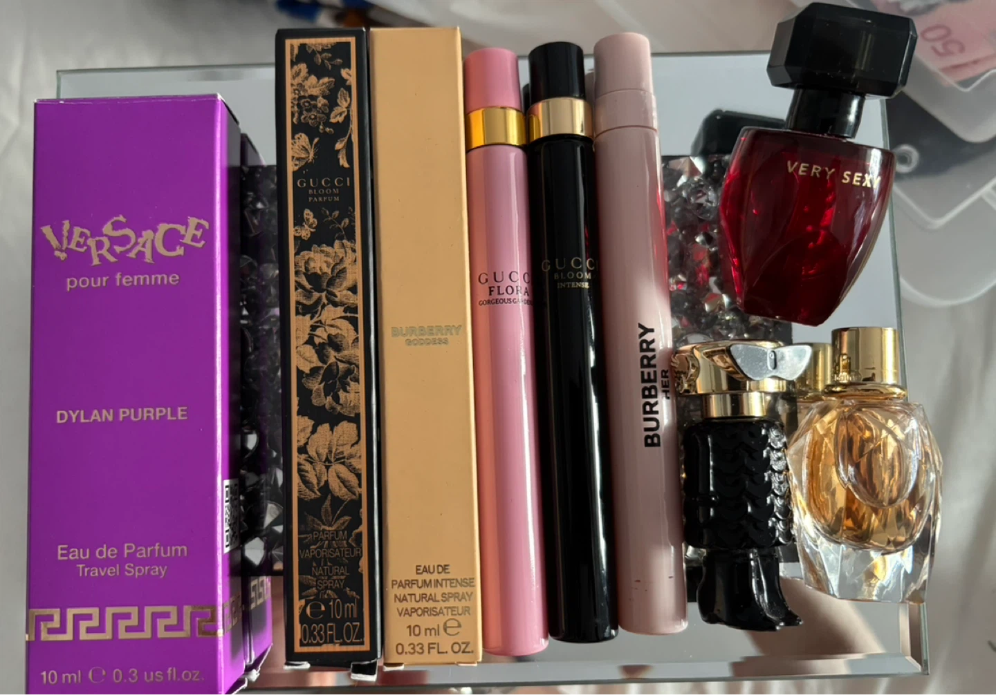 Travel size parfumes