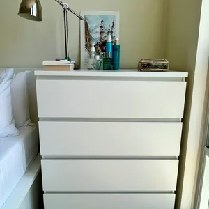 ikea malm 4 drawer dresser for Sale in New York, NY Convenient storage of the tall dresser makes your life more worry Quatrefoil Kit for Ikea Malm