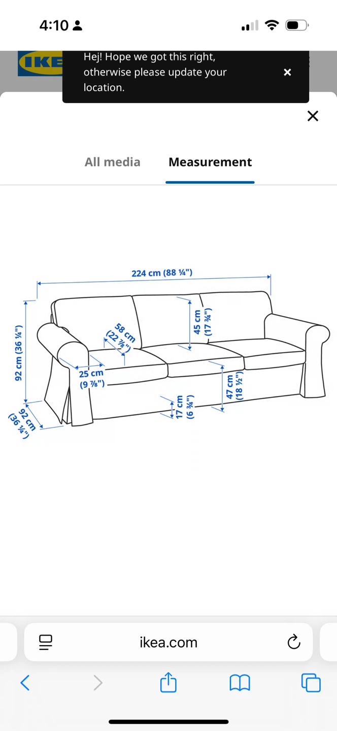 IKEA Uppaland 3-Seater Sofa - photo 3