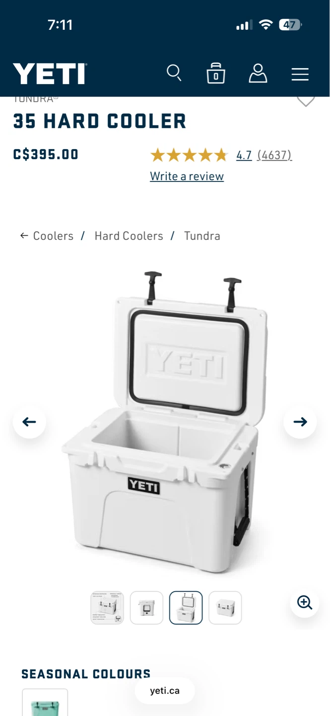 Yeti Tundra 35 Hard Cooler - photo 2