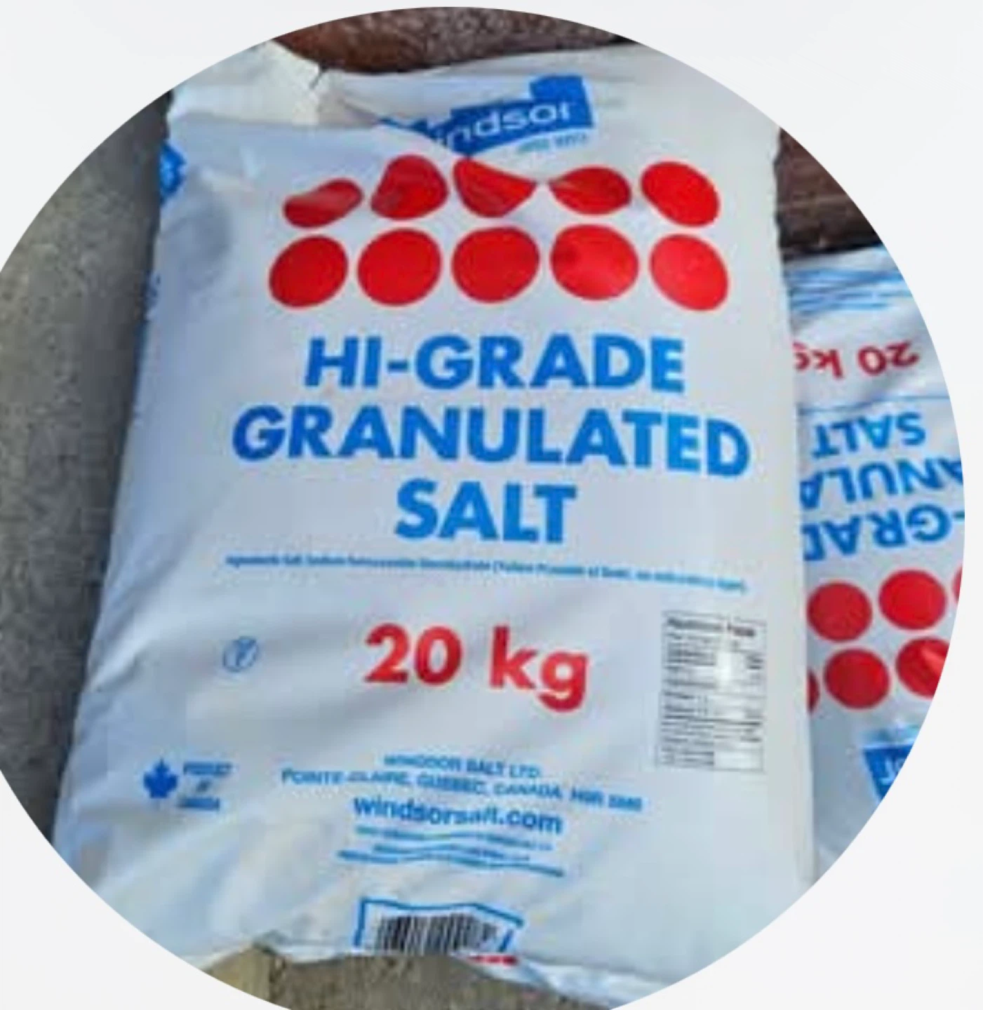 Windsor Hi-Grade Granulated Salt 20 kg Bag - photo 3
