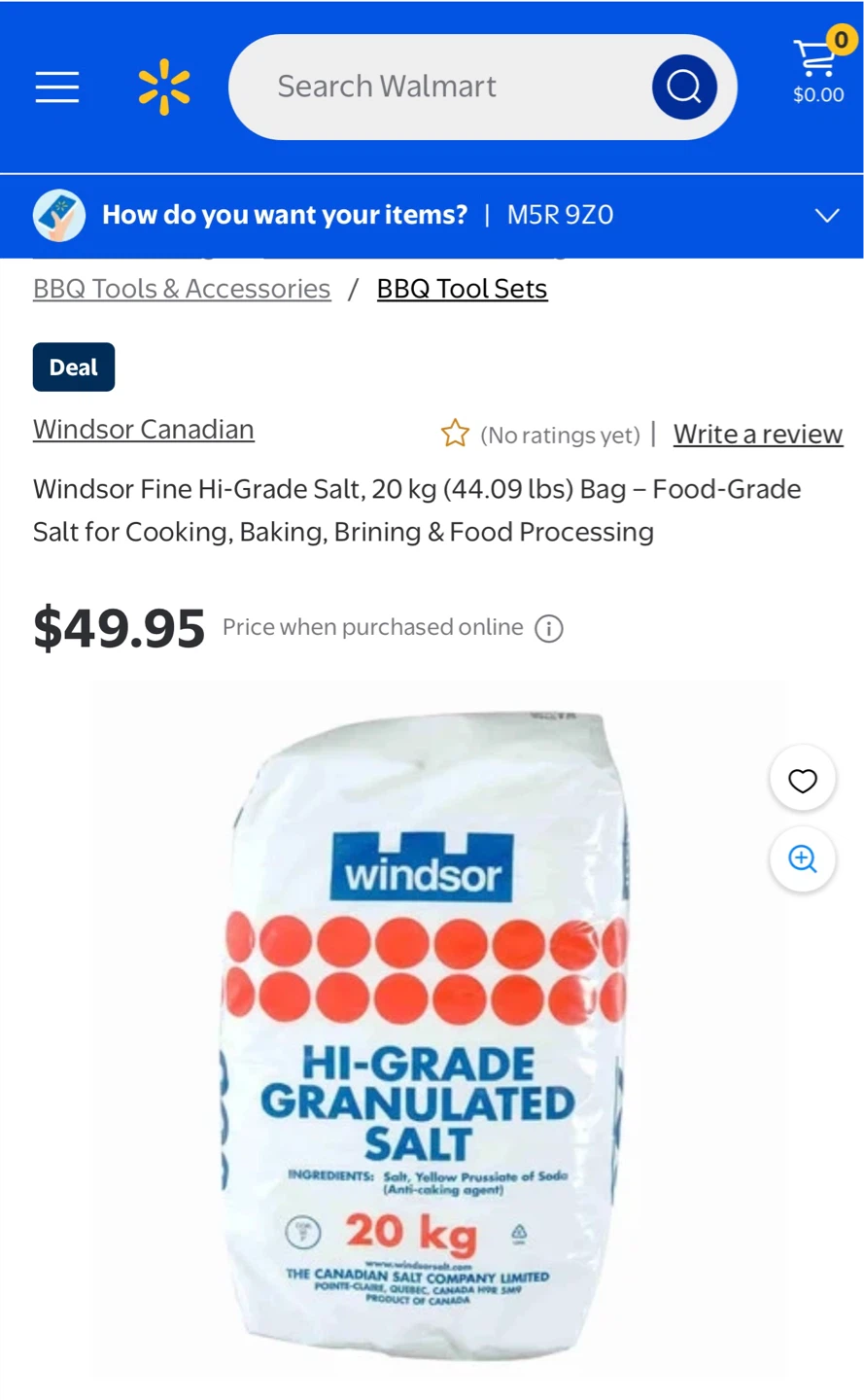 Windsor Hi-Grade Granulated Salt 20 kg Bag - photo 5