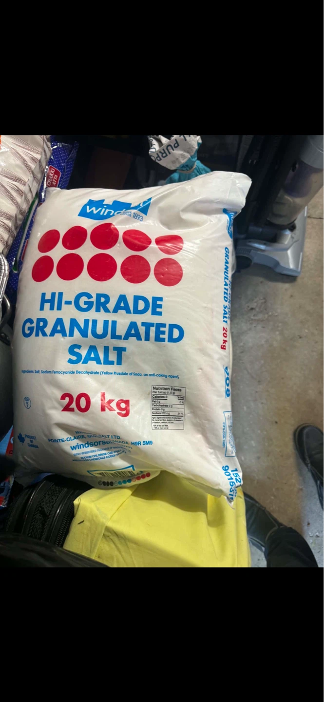 Windsor Hi-Grade Granulated Salt 20 kg Bag - photo 4