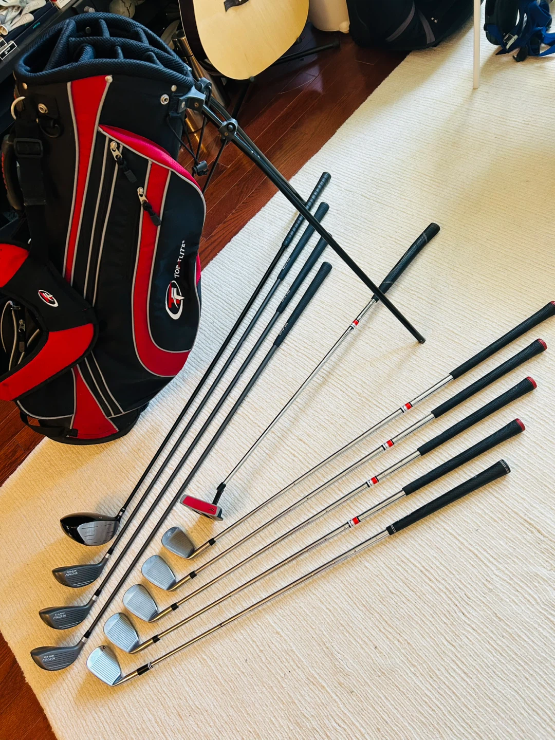 TopFlite XL Men Golf Club Set (Right Hand, 10 clubs)