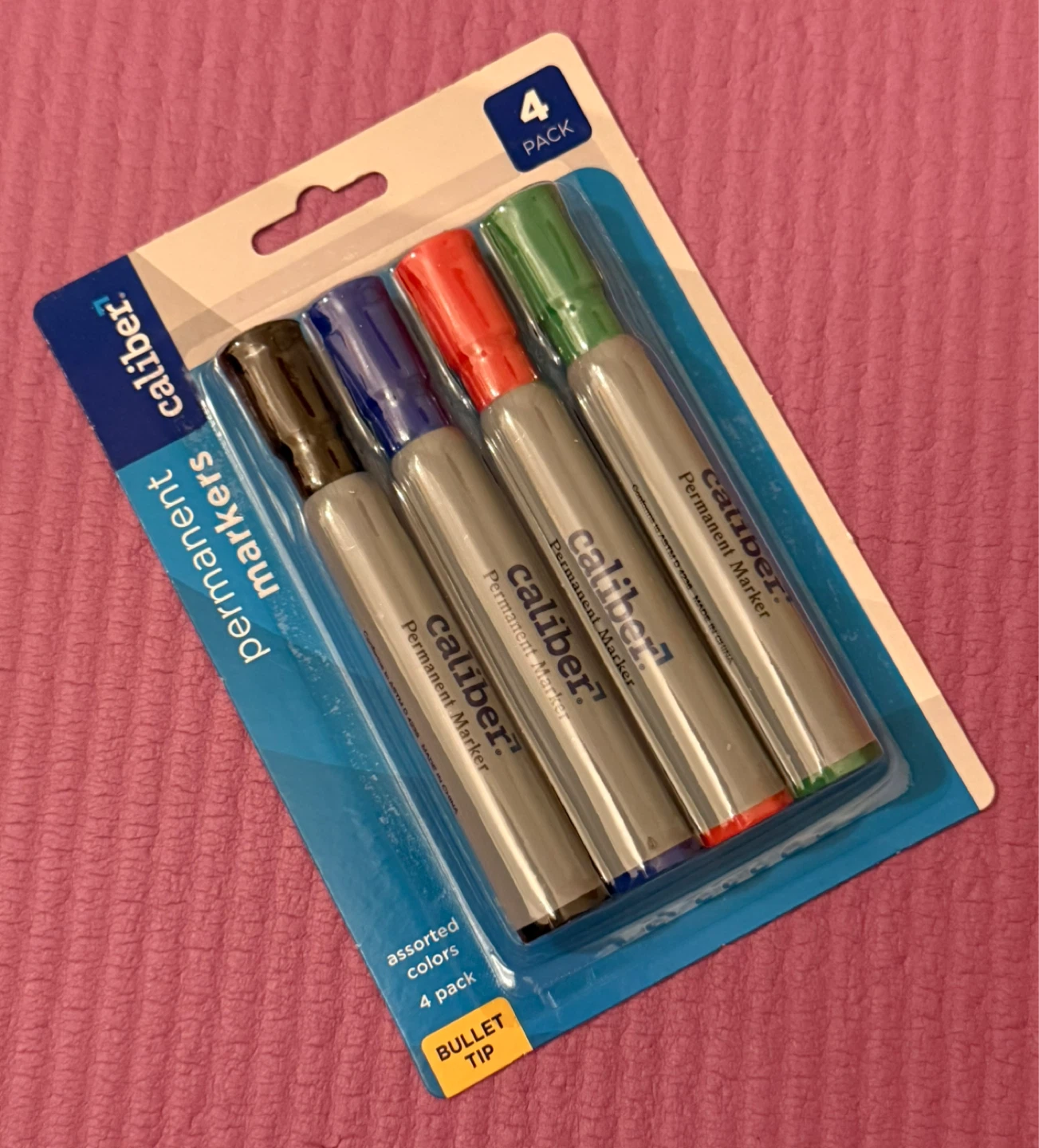 NEW✨Caliber Permanent Markers - 4 Pack Assorted Colors