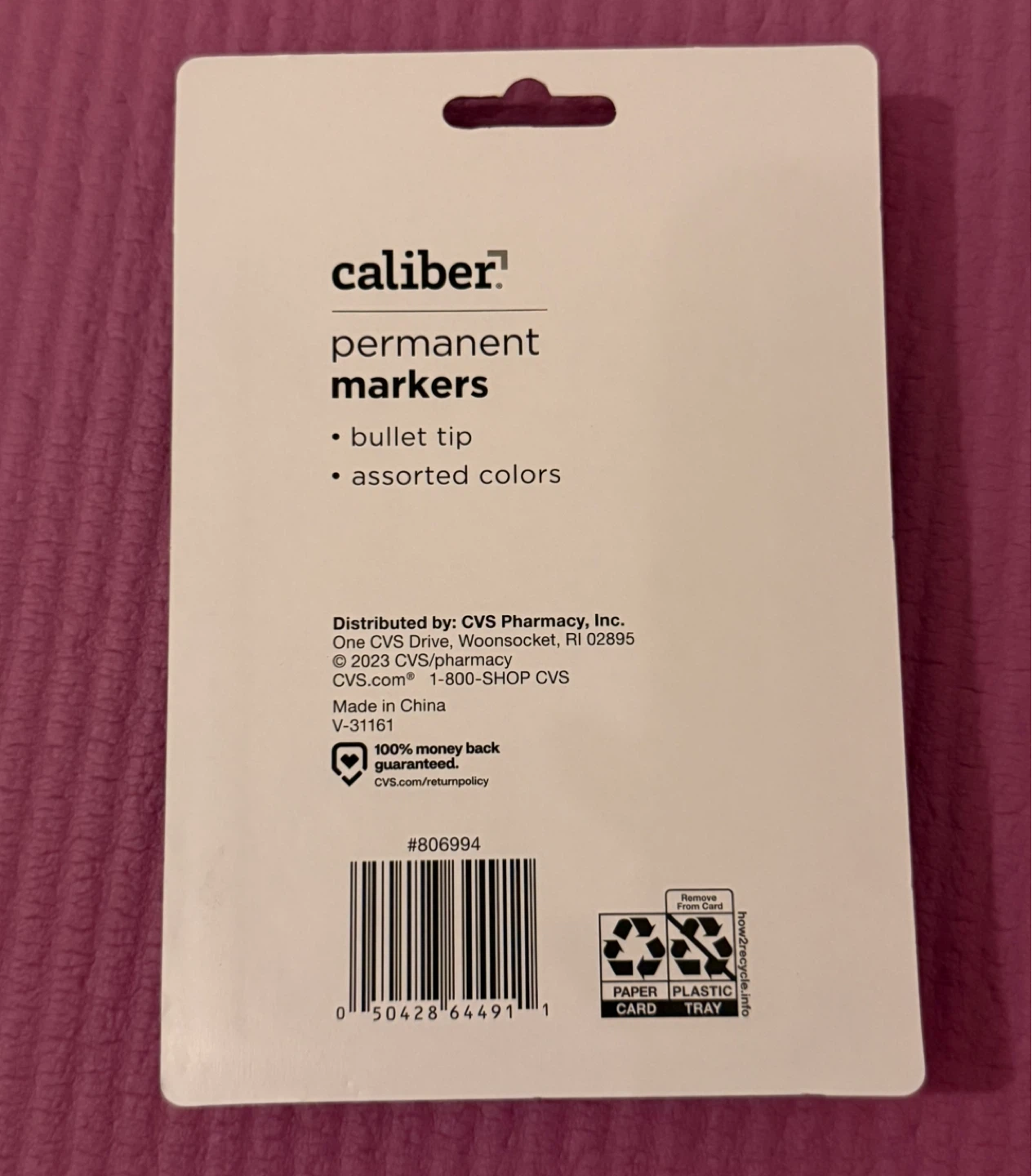 NEW✨Caliber Permanent Markers - 4 Pack Assorted Colors - photo 2
