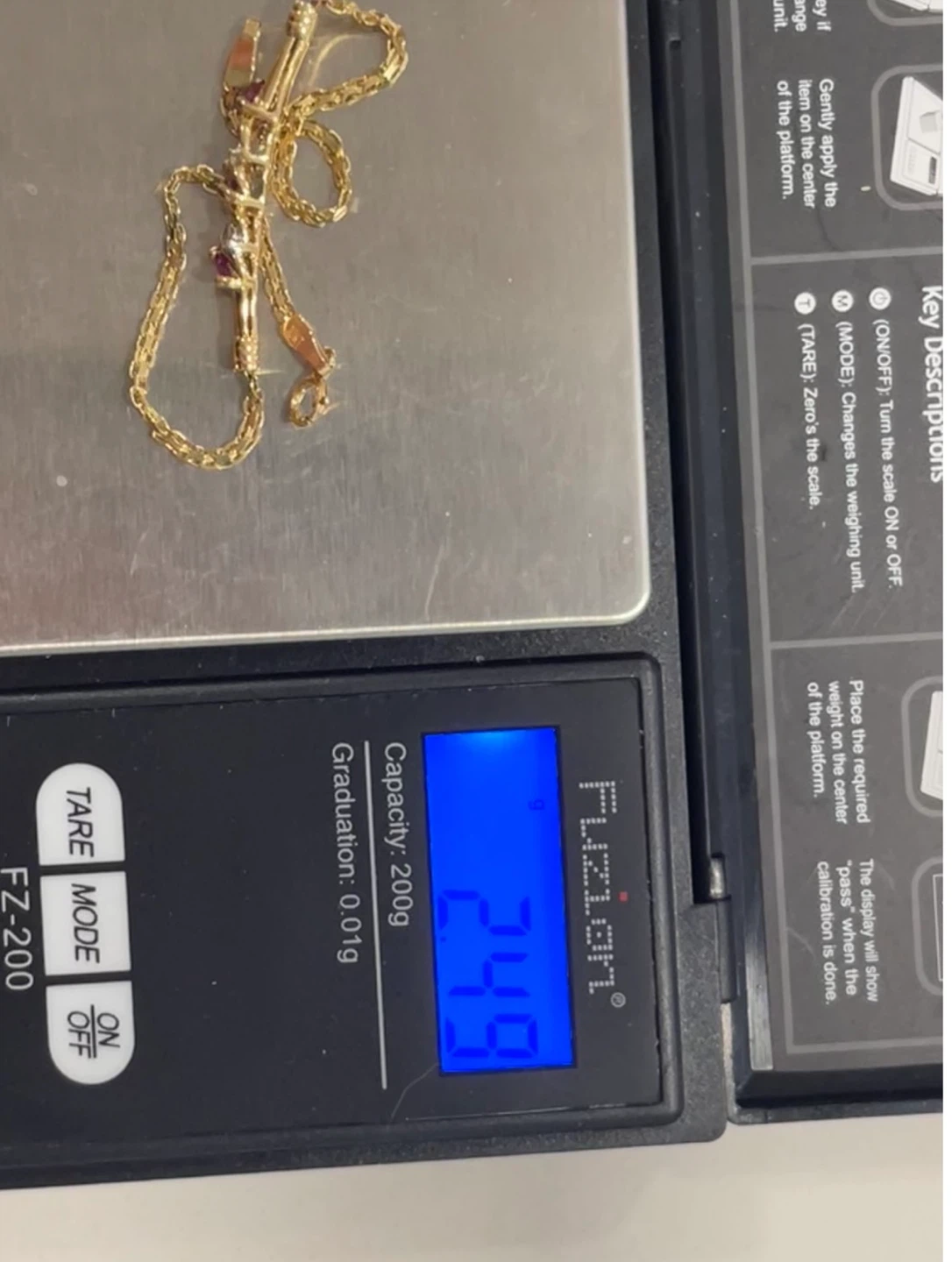10k yellow Gold Bracelet with Rubies and Diamonds - photo 4