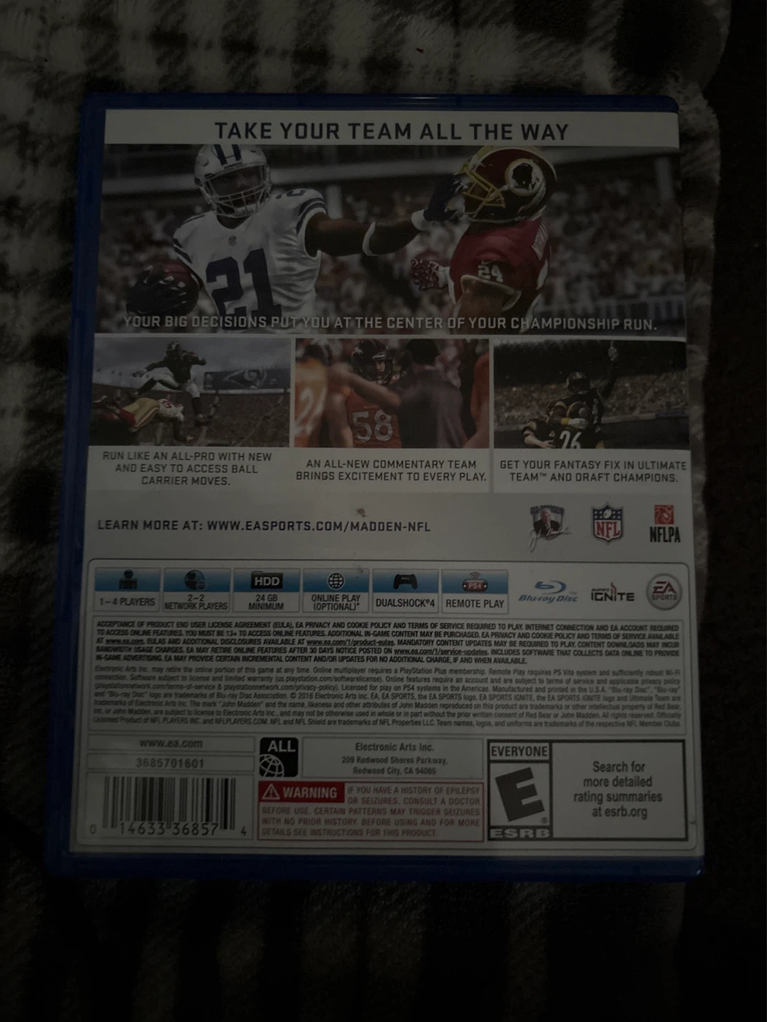 Madden NFL 17 Video Game for PS4 - photo 2