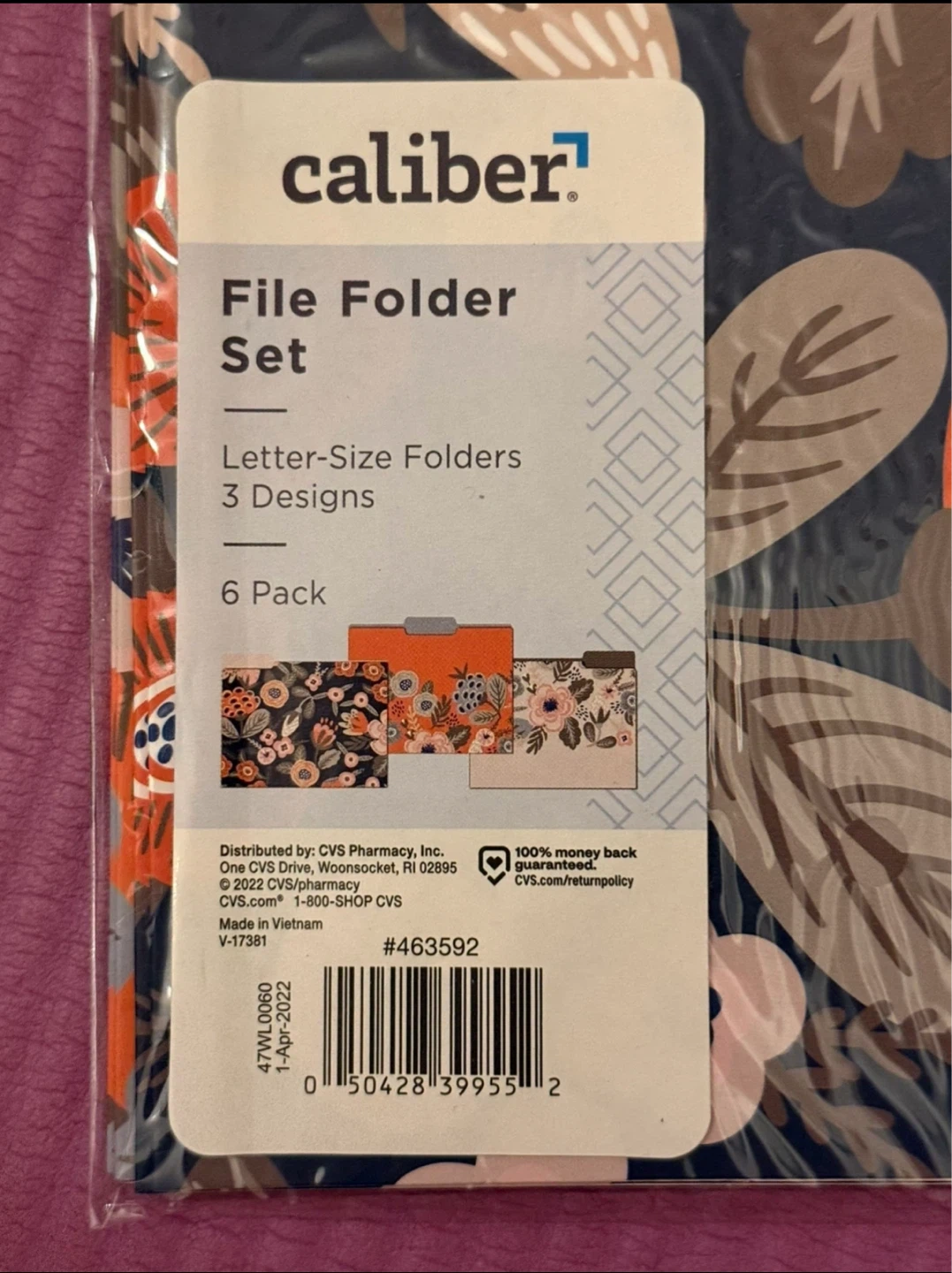 NEW✨Caliber File Folder Set - Letter Size, 6 Pack - photo 2