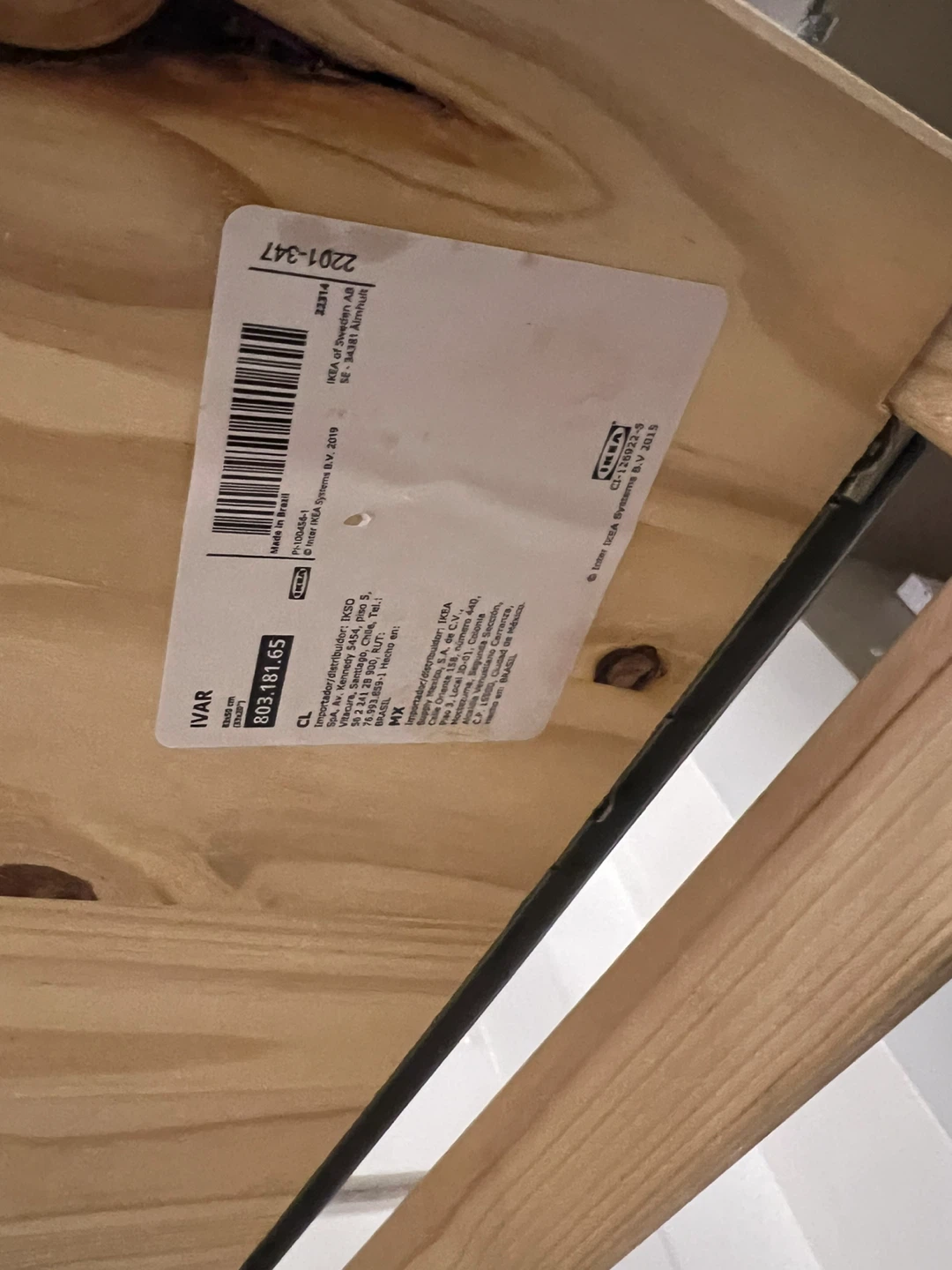 IKEA IVAR Shelving Unit Pine - photo 4