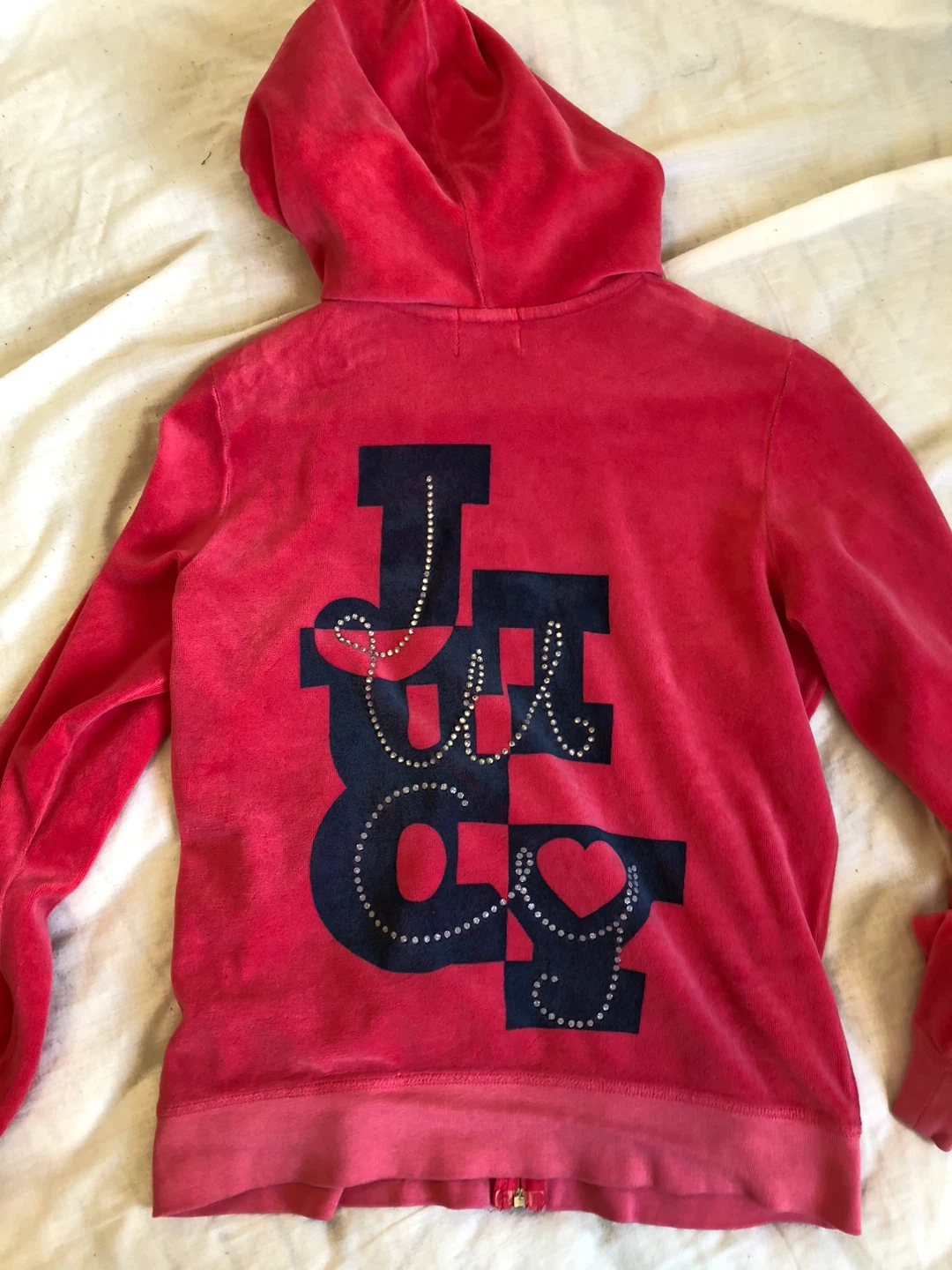 Authentic Juicy Couture Velour Zip-Up Hoodie - photo 2