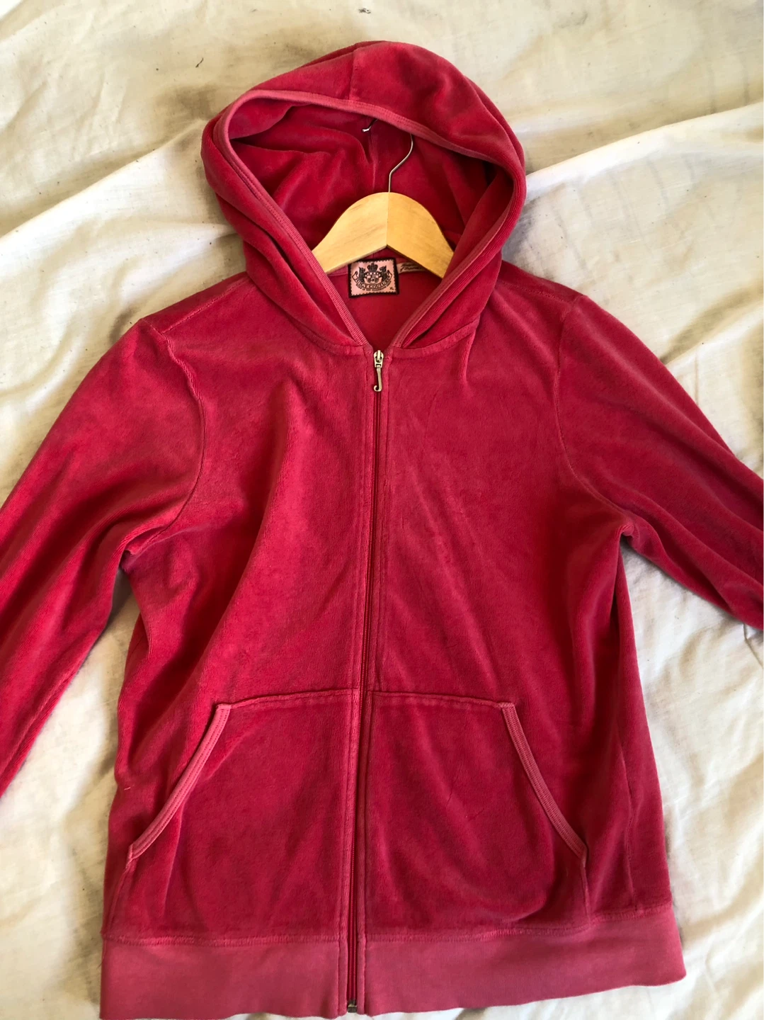 Authentic Juicy Couture Velour Zip-Up Hoodie