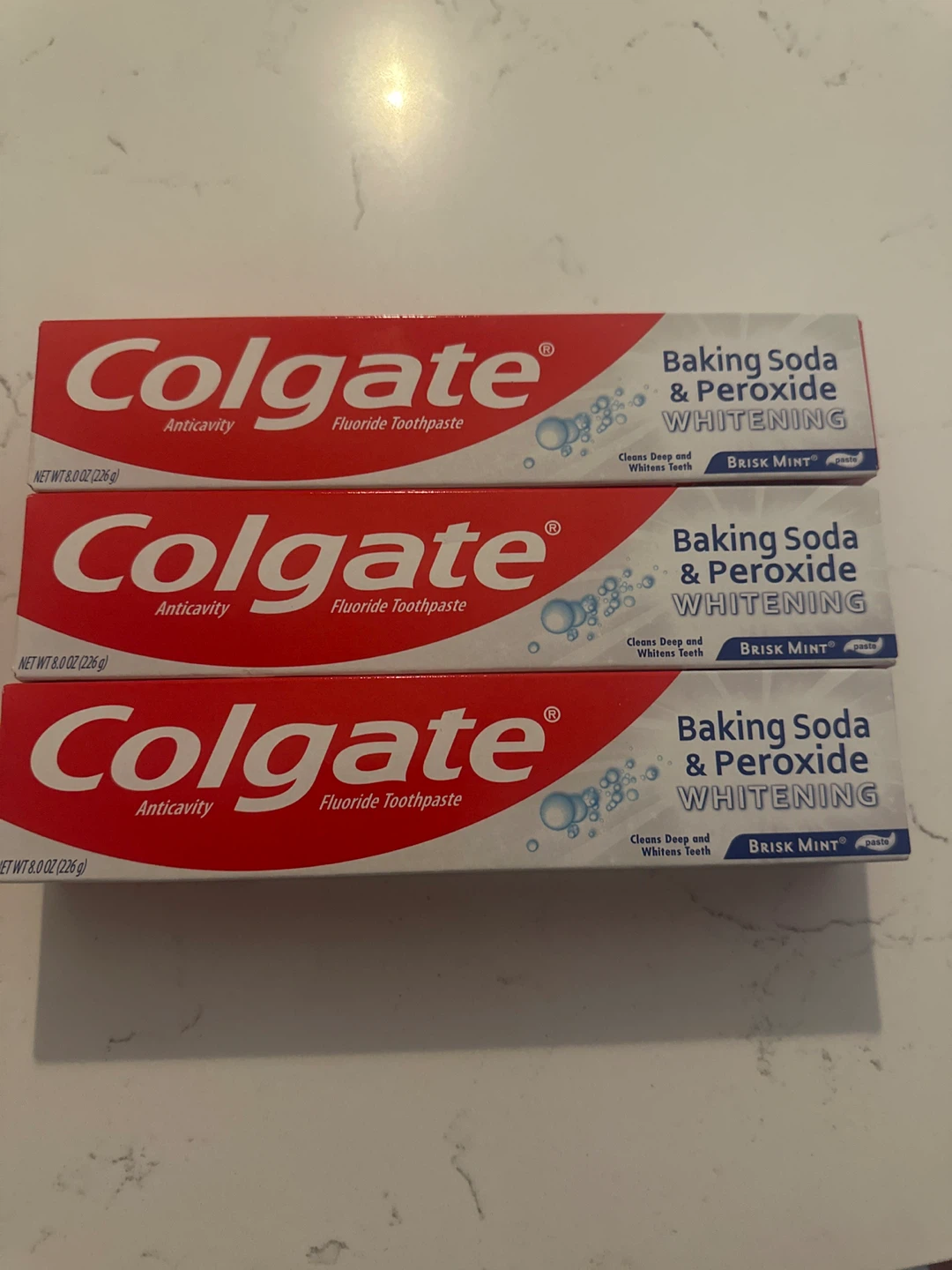 Colgate Baking Soda & Peroxide Whitening Toothpaste - 3 Pack