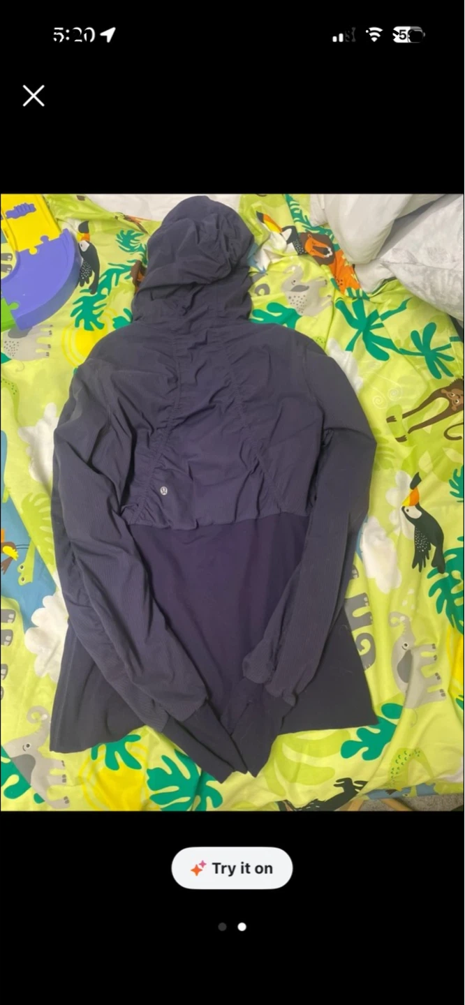 Lululemon Navy Hooded Jacket