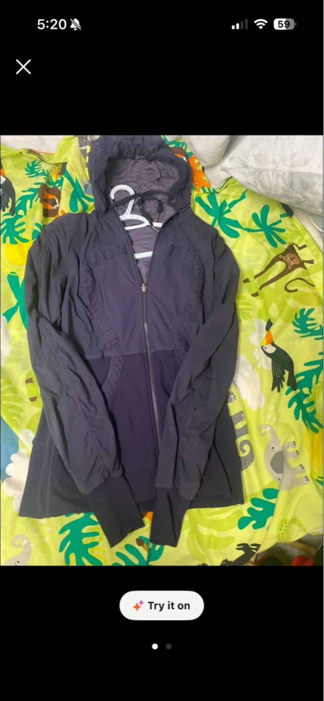 Lululemon Navy Hooded Jacket - photo 2