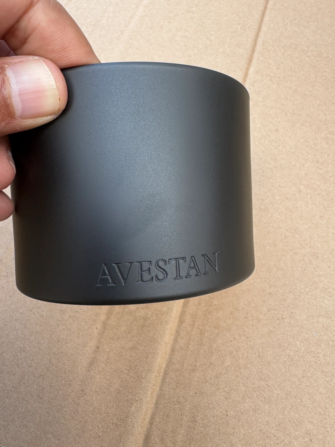AVESTAN Black Matte Candle holder